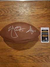 ELVIS DUMERVIL SIGNED AUTO AUTOGRAPHED FOOTBALL JSA COA BRONCOS 