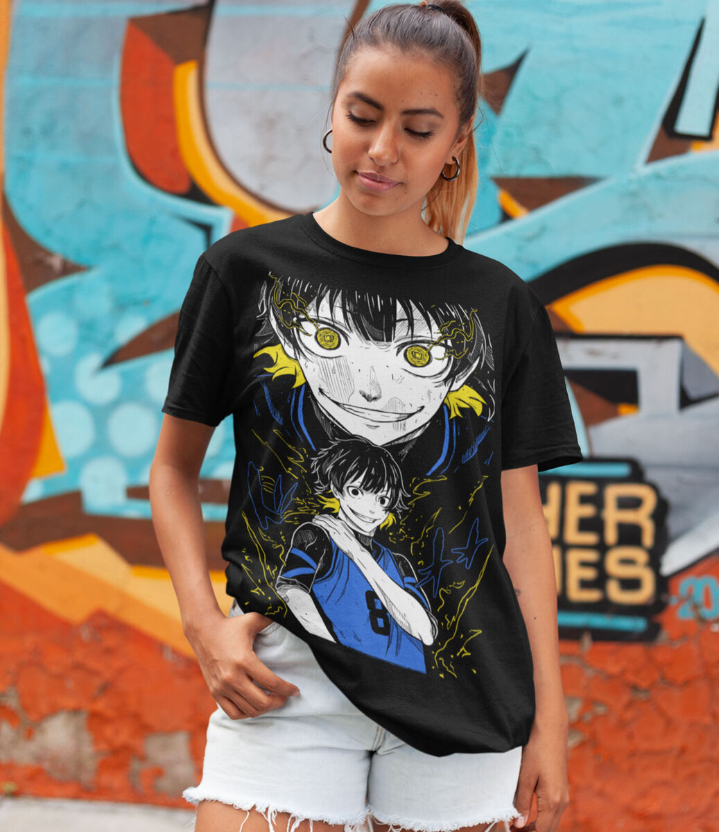 Meguru Bachira T-shirt Blue lock Kunigami,Rin Itoshi,Nagi Anime Manga All  Size