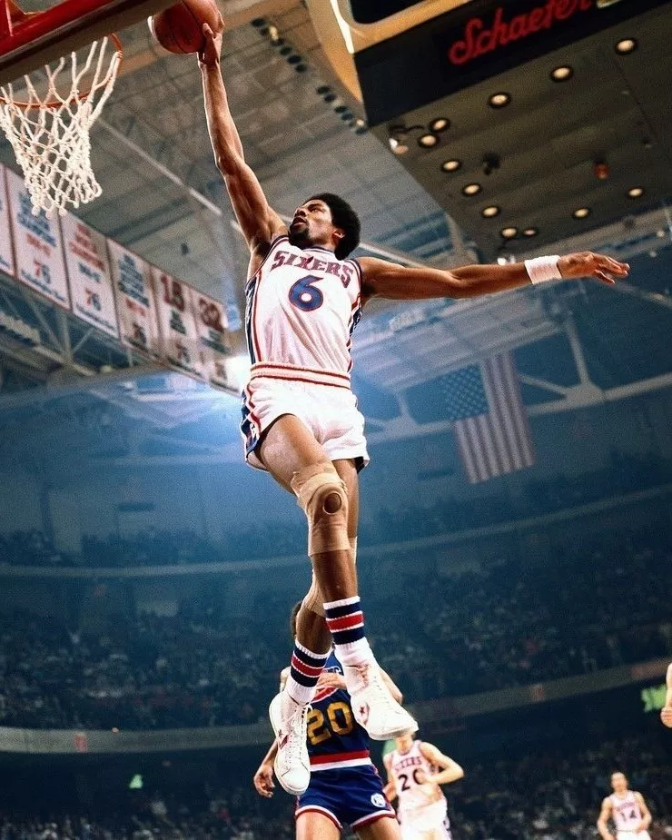JULIUS ERVING DR J 8X10 PHOTO PHILADELPHIA 76ers SEVENTY SIXERS
