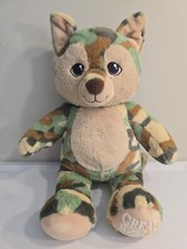 BUILD A BEAR GREAT WOLF LODGE 16" PLUSH CAMOUFLAGE WOLF