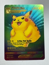 Pokemon Pikachu VMAX RAINBOW DISPLAY Card MINT CONDITION