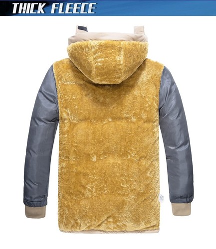 Men's Winter Thermal Fleece Lined Ski Snow Jacket Water-Resistant Casual Parka - Picture 38 of 47