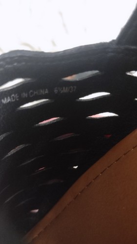 Lucky Brand Damen-Slipper schwarz Laser geschnitten bequem Dalani Leder flach 8 M - Bild 6 von 6