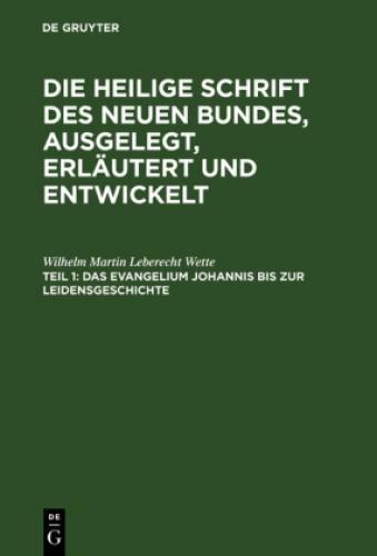 Thumbnail - Das Evangelium Johannis Bis Zur Leidensgeschichte 6750
