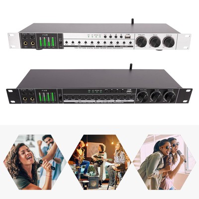 USB Audio Processor Mixer Professional Anti-howling Audio Processor w/ Bluetooth