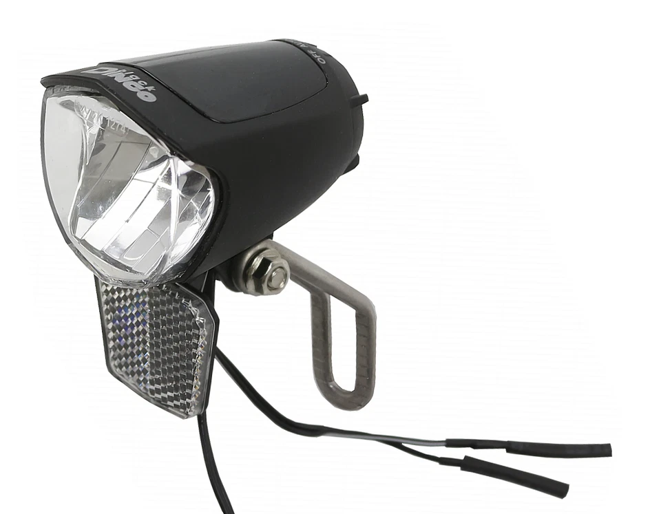 BDCP Fahrrad LED Scheinwerfer 75 Lux Sensor, Standlicht Fahrradlampe Nabendynamo