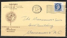 Canada-Chilliwack, BC 1977-  Guenther s Jewellery  Illustrated Advertising Cover