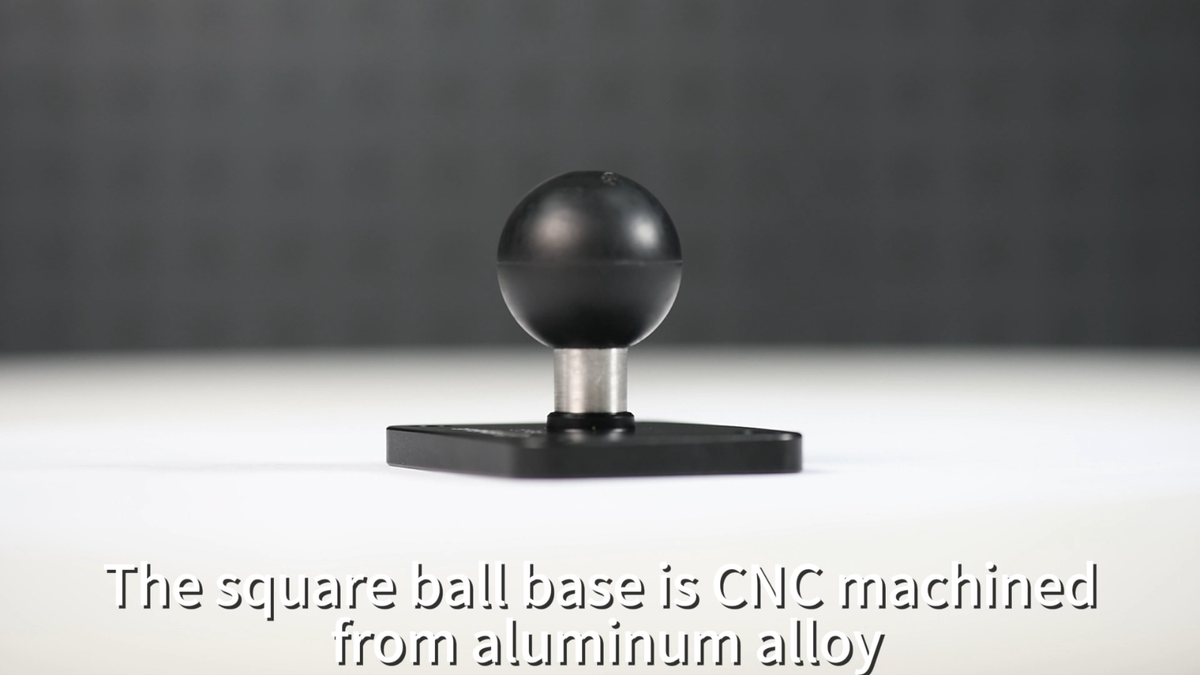 RAM Montaggio Universale a Doppia Sfera in Composito con Due Piastre Diamantate Ram Mounts RAP-B