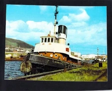 F1098 Transport Steam Tug Canning Swansea Maritine Museum postcard