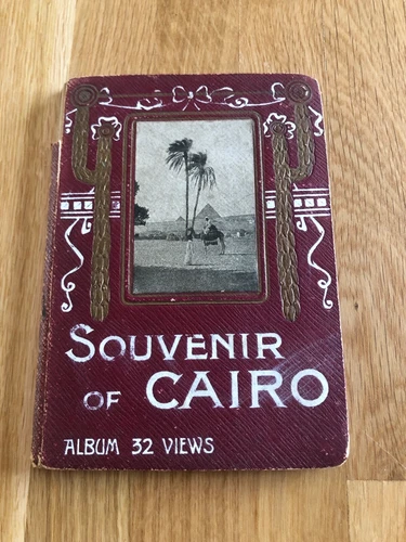early 1900s . souvenir of cairo . album 32 views