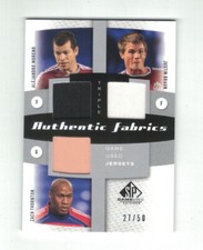 ALEJANDRO MORENO Braun THORNTON 2011 SP Game Used Triple JERSEY #27/50 Fabrics