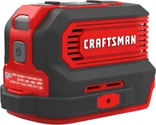 CRAFTSMAN V20 Charger, Power Inverter, Charging Ports for Type-C, Red, Black 