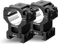 7075 Series Aluminum 30mm 34mm 1 inch Scope Rings, High Precision Pre-lapped Pic