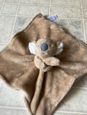 Child of Mine Koala Bear Baby Lovey Carter's Satin Security Blanket 14" Brown