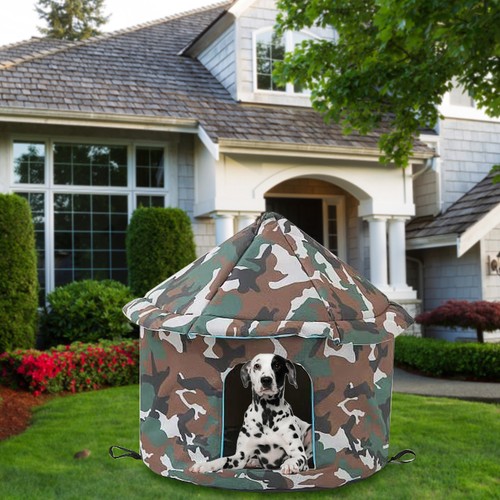 New Portable Foldable Outdoor Waterproof Pet Dog Cat Puppy Bed House Tent Kennel - Picture 8 of 20