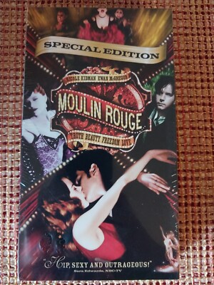 MOULIN ROUGE: Special Edition (VHS, 2002) NEW, Sealed