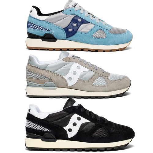 Saucony Sombra Hombre Vintage Azul Gris Casual Zapatos 39 42 43 45 eBay