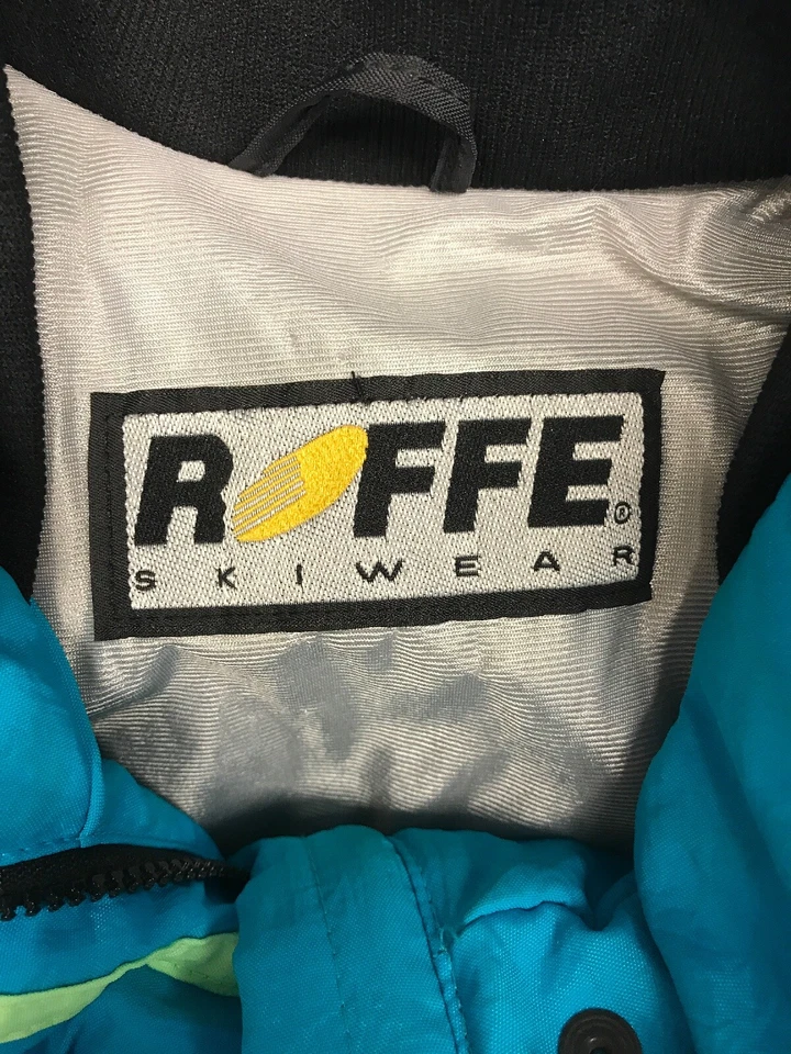 Chaqueta de esquí Roffe Challenge azul púrpura años 90 de colección para mujer talla grande Foto 3 de 4