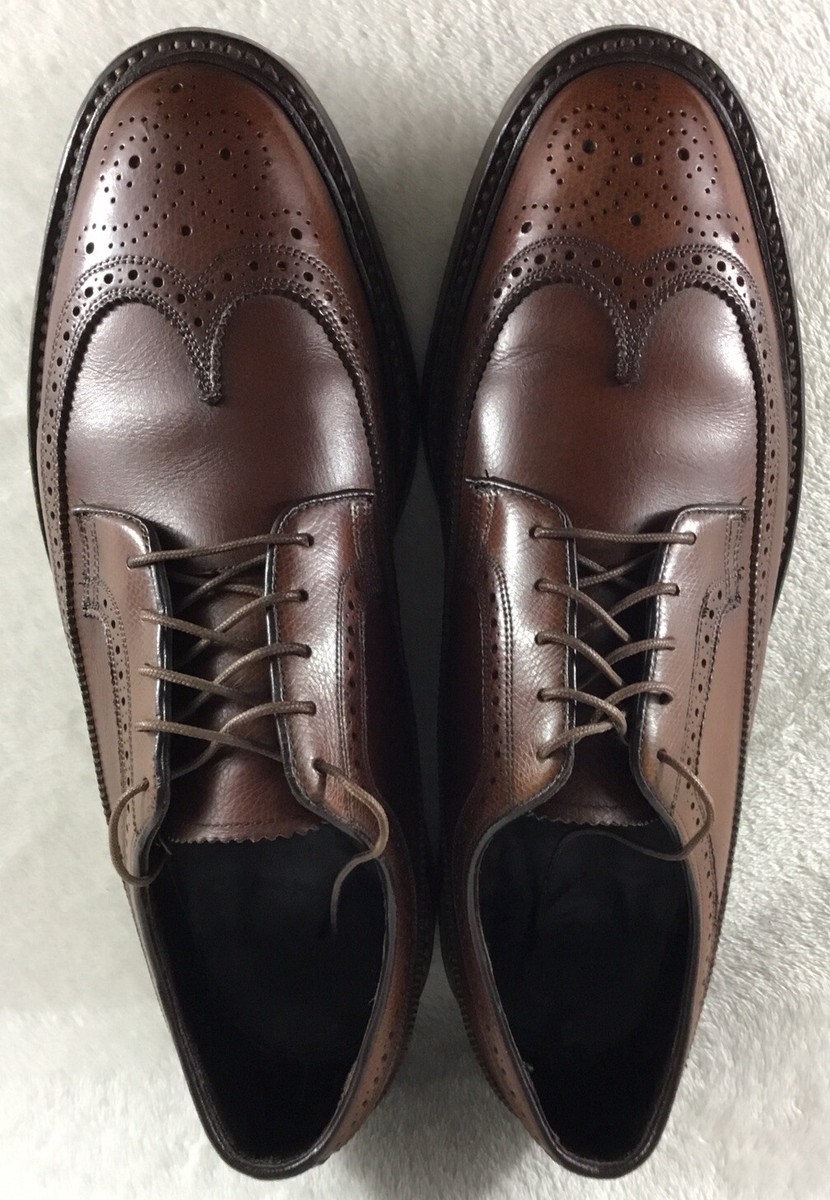 Florsheim Royal Imperial Mens 10.5C 97625 Kenmoor Brown Wingtip V