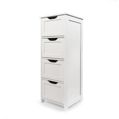 Kleiner Badezimmer Bodenschrank Holz freistehend Aufbewahrung Seite Organizer robust - Bild 2 von 28