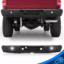 Black Rear Bumper Wled Light For 2003-2009 04 05 06 08 Dodge Ram 1500 2500 3500