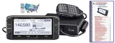 Icom ID-5100A Deluxe VHF/UHF D-STAR Radio with Nifty! Accessories Mini-Manual