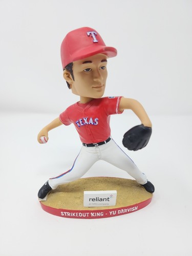 YU DARVISH STRIKEOUT KING BOBBLEHEAD TEXAS RANGERS 2014 MLB BASEBALL COLLECTIBLE