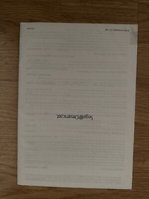 Sega Dreamcast Console Instruction Manual Only Authentic 