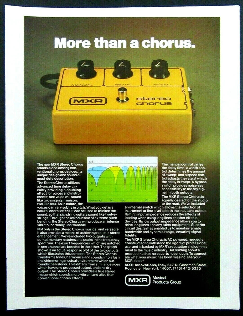 MXR Stereo Chorus 1979 ビンテージ