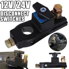 Car Battery Disconnect Isolator Cut Off Switch 12-24V Universal Battery Terminal