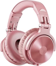 Genuine OneOdio Bluetooth Over Ear Headphones Wireless/Wired Foldable (Pink)