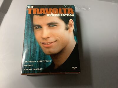 Travolta DVD Collection (3-Disc Set) Grease/Urban Cowboy/Saturday Night Fever.