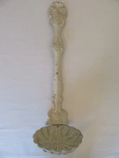 Vintage Royal Metal Ladle Kitchen Wall Pocket ATQ Shabby Bouquet Display Plaque