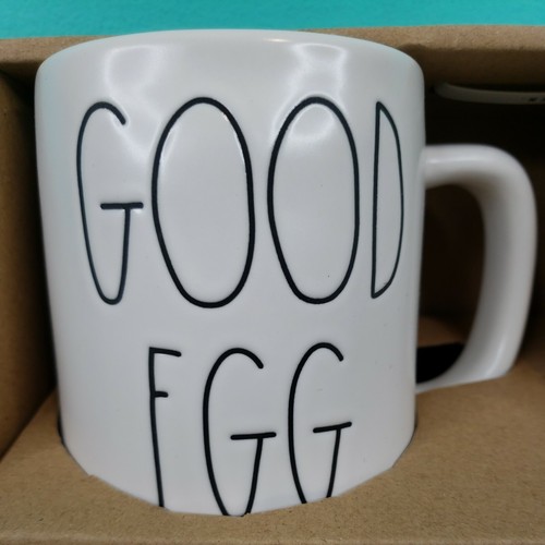Rae Dunn Artisan von Magenta Spring Good Egg & Bad Egg Becher 2er Set Neu im Karton - Bild 2 von 7