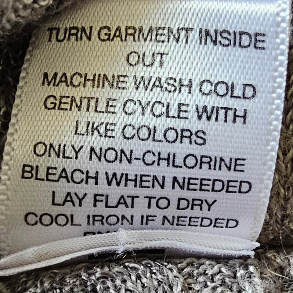 New York & Company Womens Sweater Shirt Top Blouse Size L Large Gray Striped - Image 4 of 4