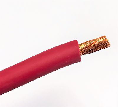 10' FT 8 AWG GAUGE WELDING & BATTERY CABLE RED USA COPPER