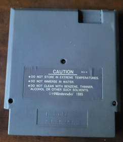 Super Mario Bros / Duck Hunt / World Class Track Meet -NES Game Untested