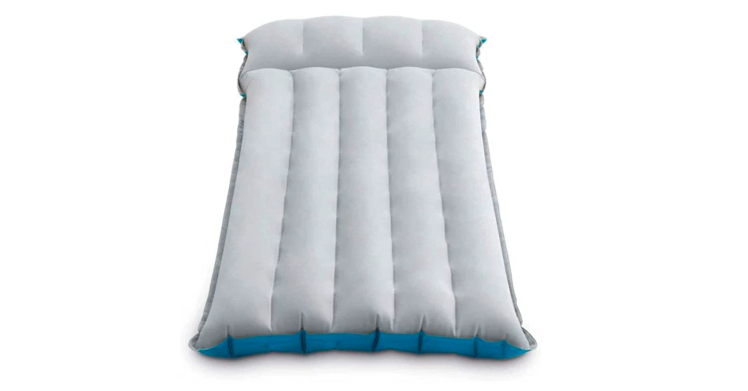 Inflatable Airbed Camping Mattress Plastic Thin Air Bed Comfort Sleeping Folding