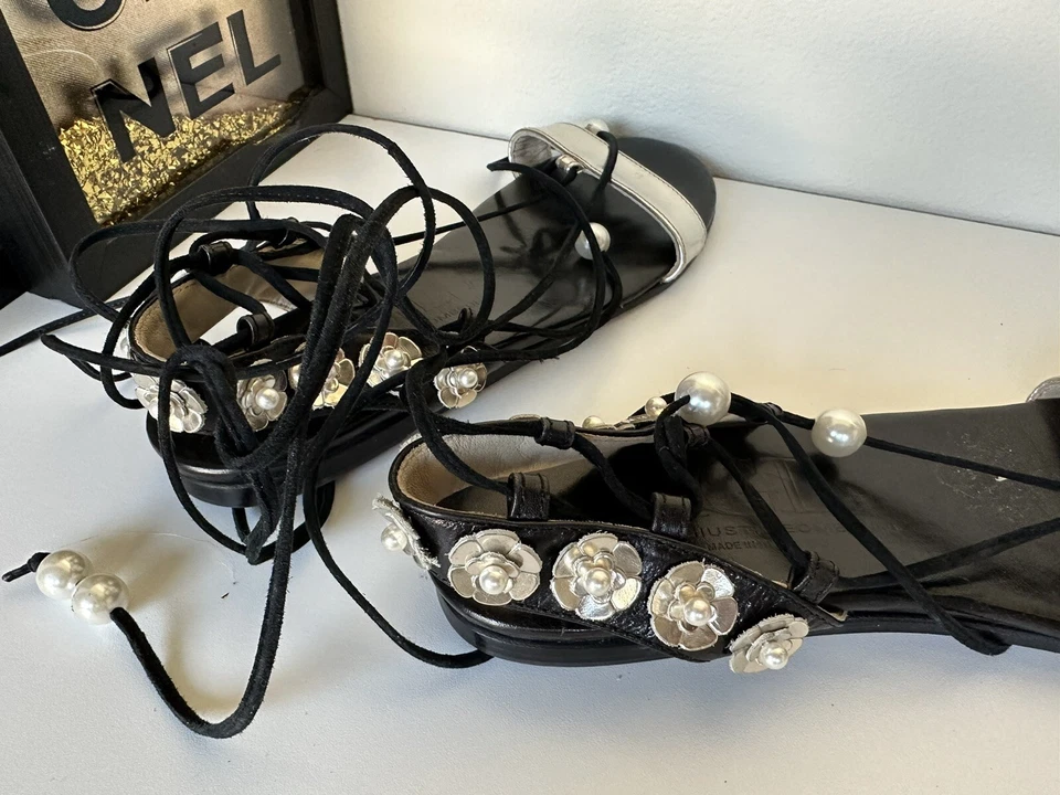 GLADIADOR AGL ATTILIO GIUSTI LEOMBRUNI preto prata contas flores tamanho 11 ❤️GORG - Imagem 3 de 4