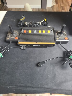 Atari Flashback 5 W/ A/V Cable, Power Cord, 2 Joystick Controllers TESTED WORKS