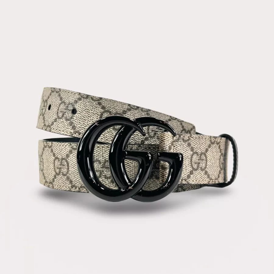 Ceinture Gucci GG Marmont monogramme noire 75 30
