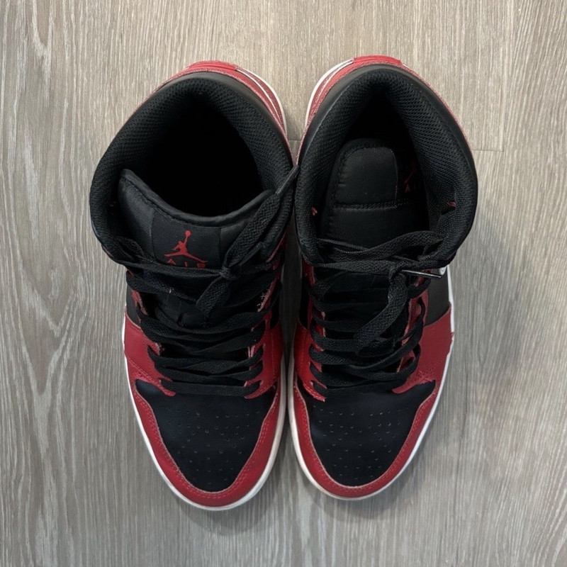Jordan 1 Mid "Gym Red, Black, White" (2024)
