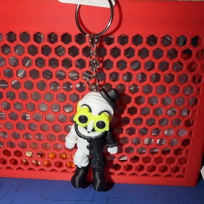 3D Printed Mini Horror art the clown Keychain