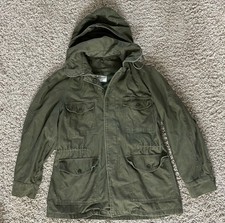 Vietnam Era 1963 Military Field Coat OG-107 Cotton Sateen Medium Regular M1951