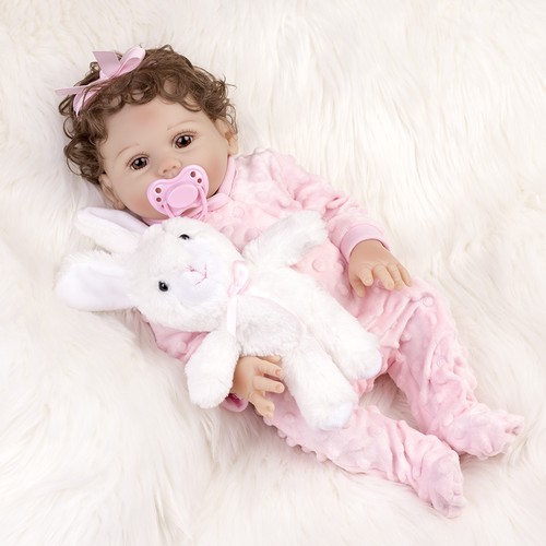 Muñecas bebé recién nacido renacido gemelos realistas cuerpo completo vinilo silicona niña muñeca regalo - Imagen 19 de 23