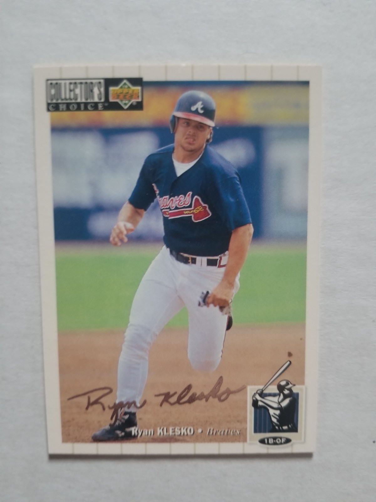 1994 Upper Deck Collector's Choice Silver Signature Ryan Klesko #165