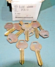 Lot of 10 - 5PIN-10 Corbin D2  Key Blank   -   Box # 45
