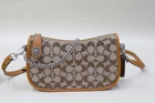 Coach Swinger 20 Crystal Signature Jacquard Shoulder Handbag - Burnished Amber