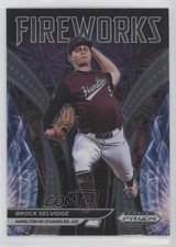 2021 Panini Prizm Draft Picks Fireworks Brock Selvidge #F-BS 0nr3