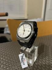 Tissot PRX Swiss Quartz T-Classic Silver Dial Men's Watch T1374101103100 Blue